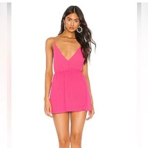 Elegant Pink Mini Dress